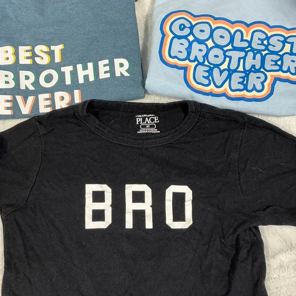 'Best Brother Ever' Kids Tee shirt bundle 2T
